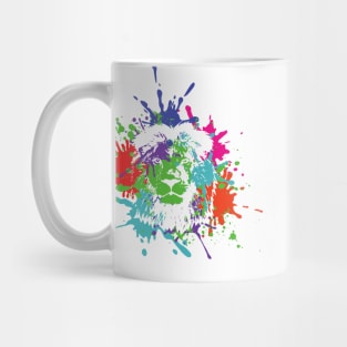 Lion Colorful art Mug